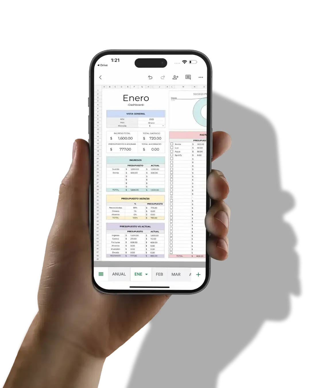 FinancieroPro en el celular